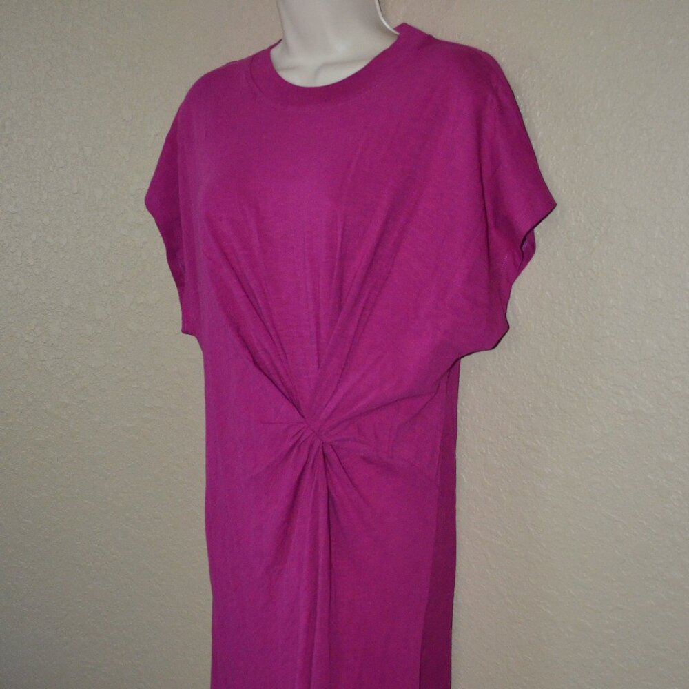 NWT $298 Apiece Apart Fuschia Volta Twist Maxi Dress - Picture 9 of 13
